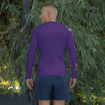 Purple Sky Purple Men's Rash Guard