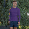 Purple Sky Purple Men's Rash Guard