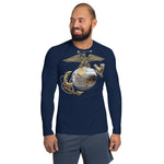 Purple Sky Men's Patriotic USMC EGA Rash Guard