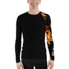 Purple Sky Black Men's Rash Guard