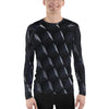 Purple Sky Charcoal Grey Graphic Men's Rash Guard