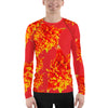 Purple Sky Red and Orange Men's Rash Guard