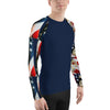 Purple Sky Men's Patriotic Flag USMC Print Rash Guard