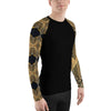 Purple Sky Black and Gold Men's Rash Guard