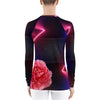 Purple Sky Mixed Media Women's Rash Guard