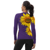 Women's Floral Purple Rash Guard