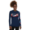 Purple Sky American Spirit Women's Rash Guard