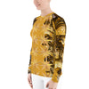 Women's Gold and Brown Rash Guard