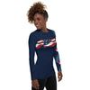 Purple Sky American Spirit Women's Rash Guard