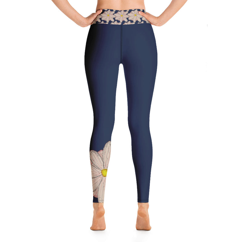 Purple Sky Blue Yoga Leggings