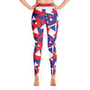 Purple Sky Patriot Print Yoga Leggings