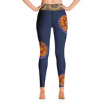 Purple Sky Mosaic Yoga Leggings