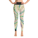 Purple Sky "Tie Dye" Print Yoga Leggings