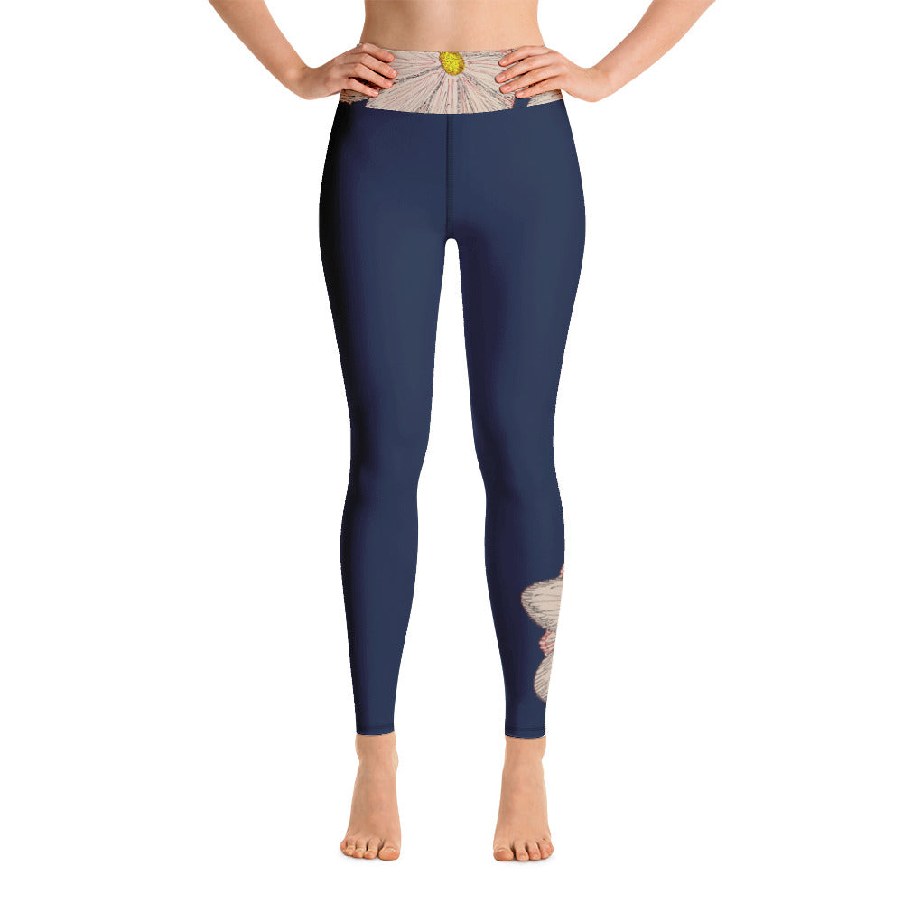 Purple Sky Blue Yoga Leggings