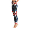 Purple Sky Black Patriot Yoga Leggings