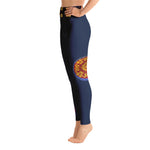 Purple Sky Mosaic Yoga Leggings