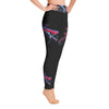 Purple Sky Black Motorcycle Print Yoga Leggings