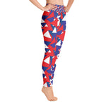 Purple Sky Patriot Print Yoga Leggings