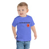 Purple Sky Red Orange Flower Toddler Short Sleeve Tee