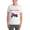 Purple Sky Motorcycle Print Short Sleeve Tee