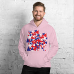 Purple Sky Patriotic Print Unisex Hoodie