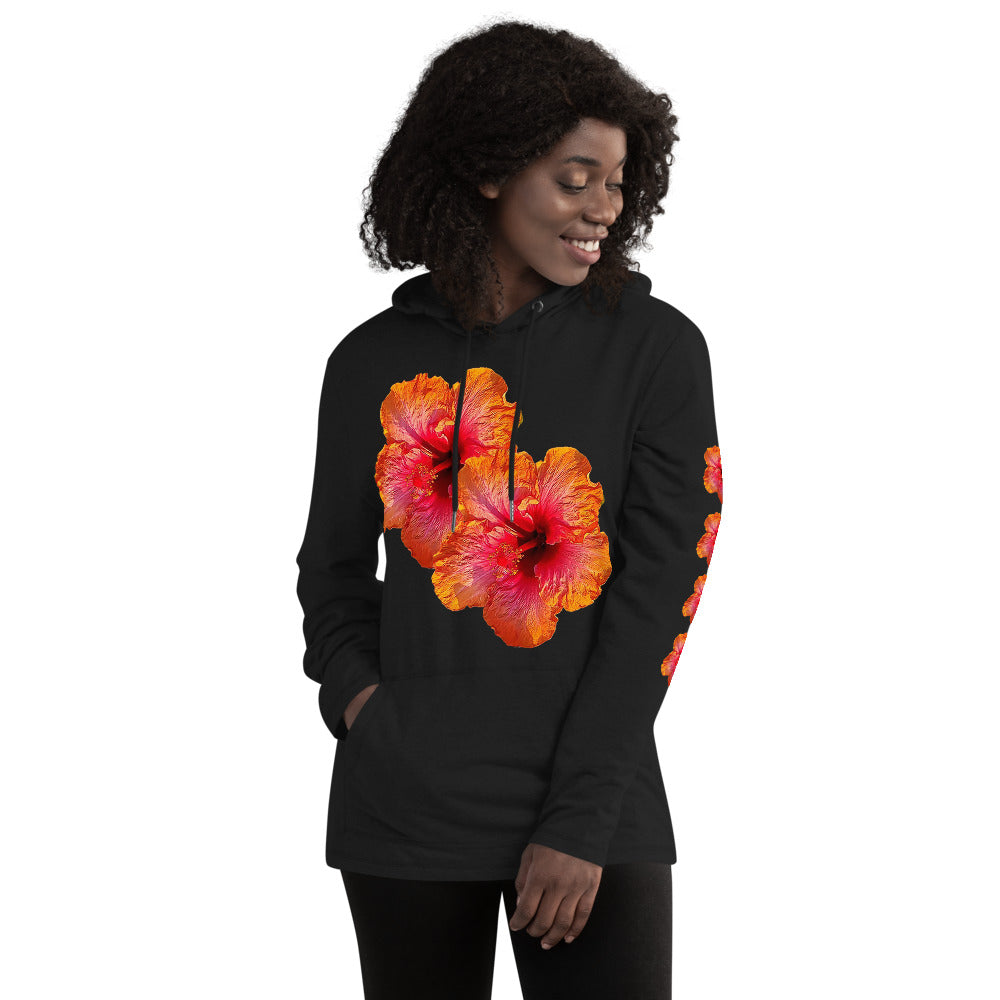 floral print hoodie