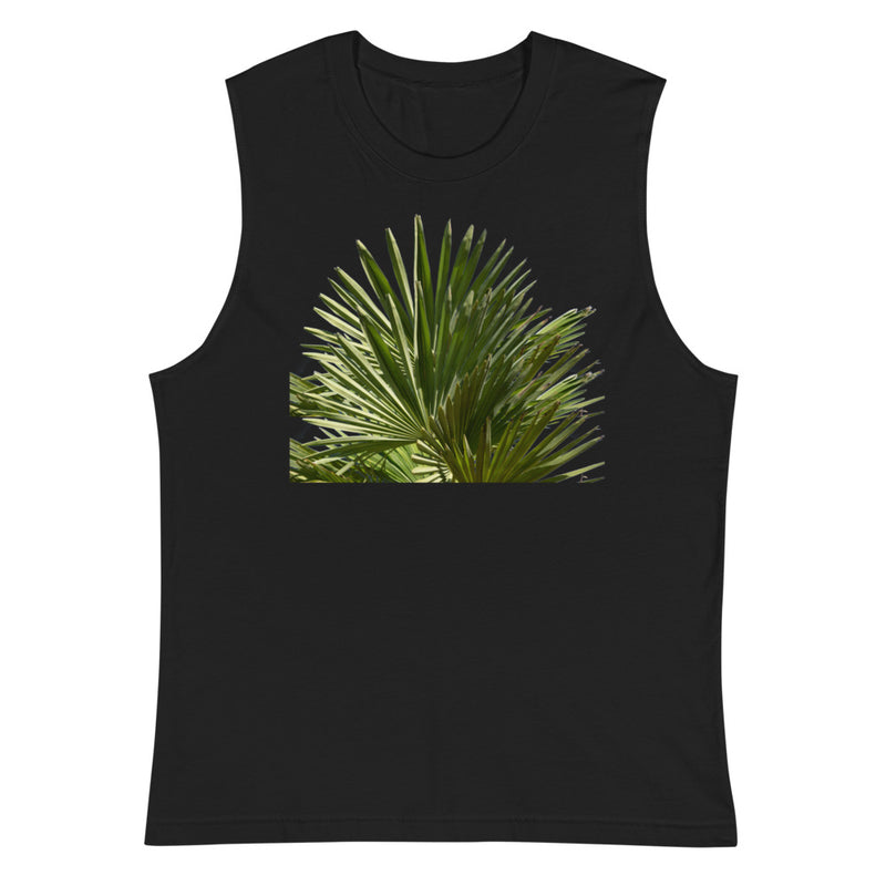 Purple Sky Fern Muscle Shirt