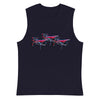 Purple Sky Motorcycle Muscle Shirt