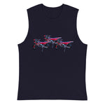 Purple Sky Motorcycle Muscle Shirt