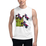 Purple Sky Motorcycle Muscle Shirt