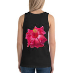 Purple Sky Red Floral Print Unisex Tank Top