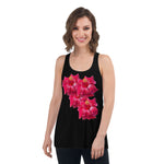 Purple Sky Floral Women's Flowy Racerback Tank